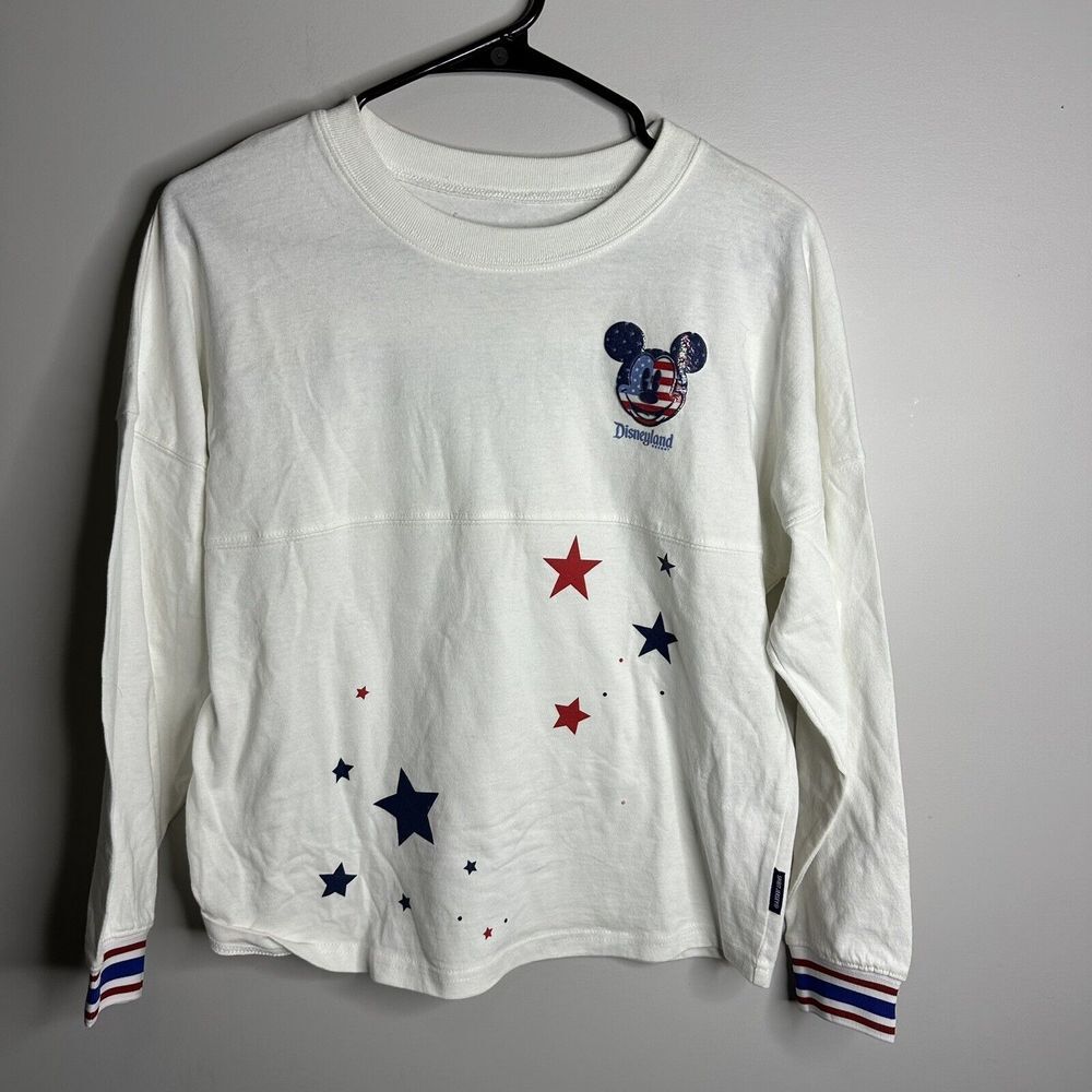 Youth Disney Parks Spirit Jersey Size XL July 4th USA Stars Mickey